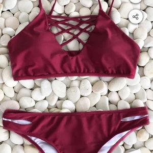 NWT Just Wanna Swim Bikini Set